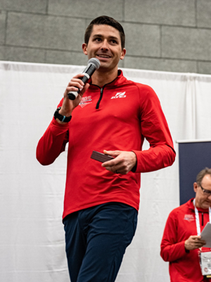 parker spencer with microphoned