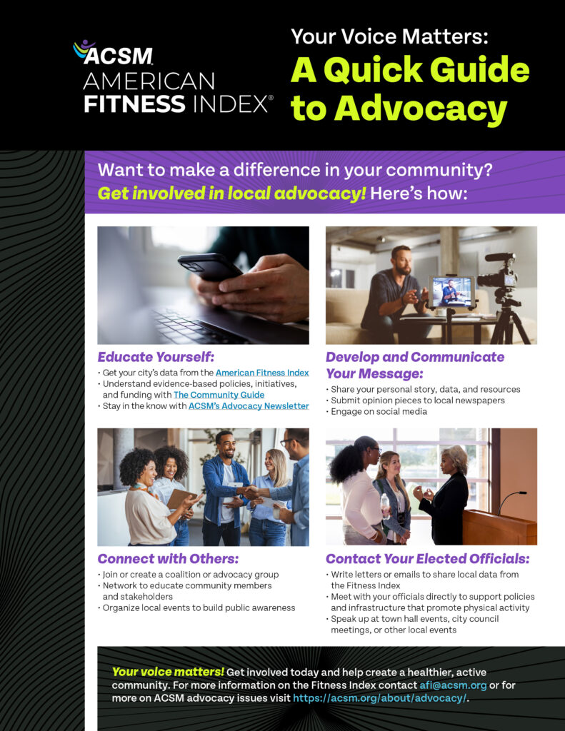 A Quick Guide to Advocacy: 4 Tips 1. Educate yourself 2. Develop and communicate your message 3. Connect with others 4. Contact your elected officials