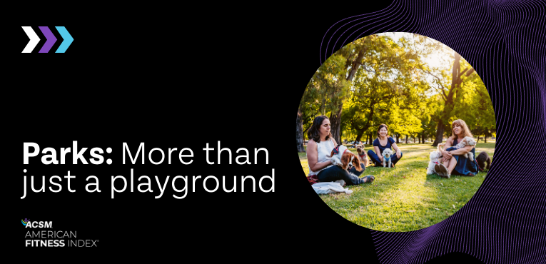 Blog cover: Parks featuring image of three women with dogs in a sunny park