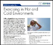 Download Exercise Hot Cold Environments