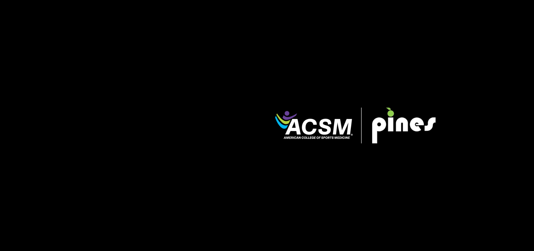 ACSM and pines logos