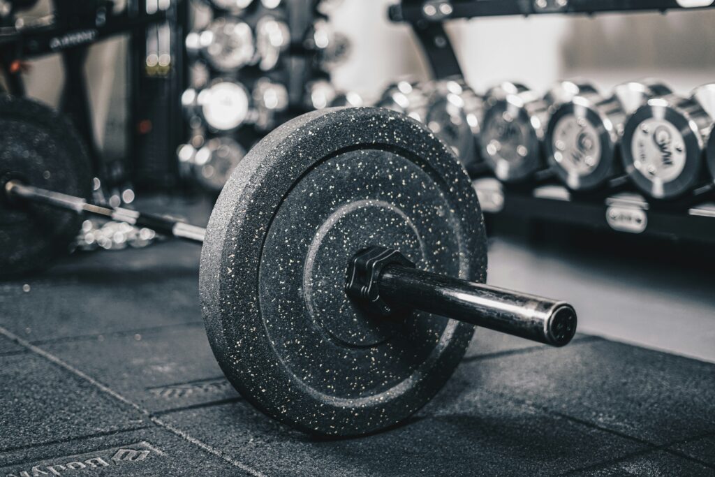 barbell and dumbell rack