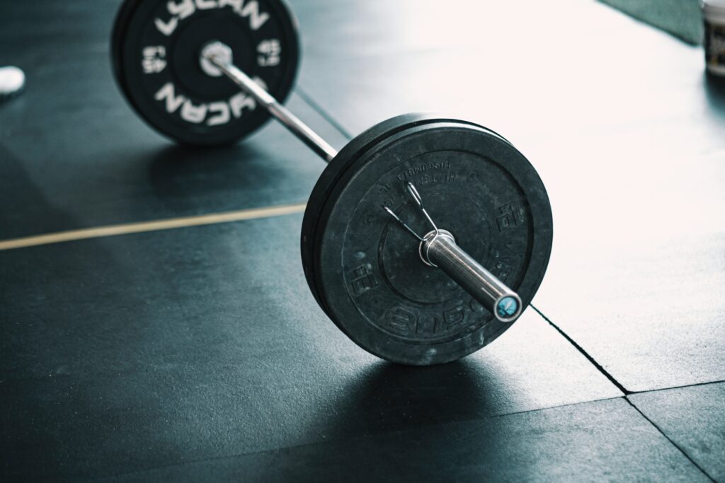 loaded barbell