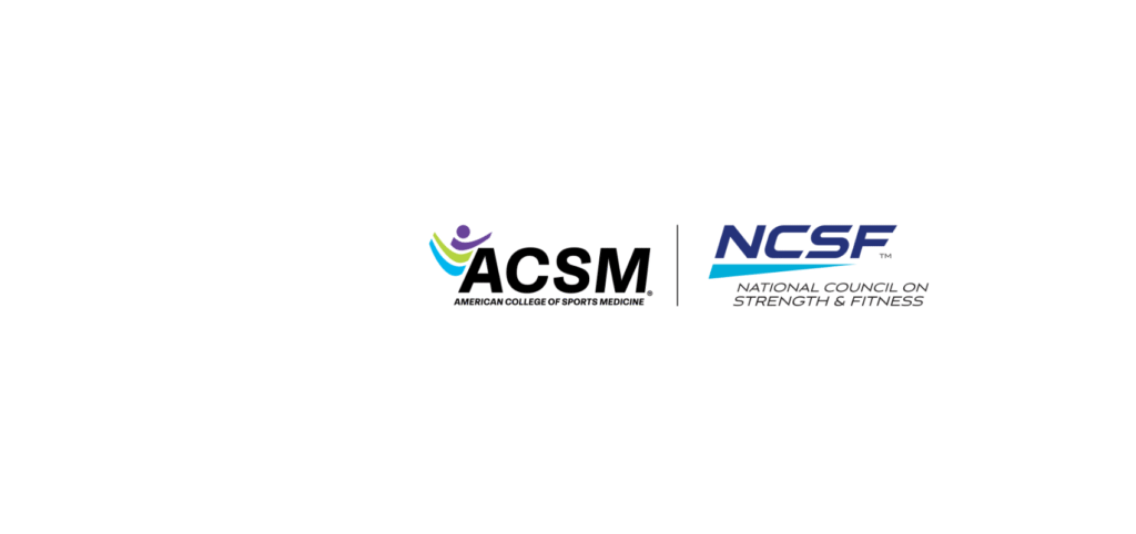 ACSM NCSF logo lockup