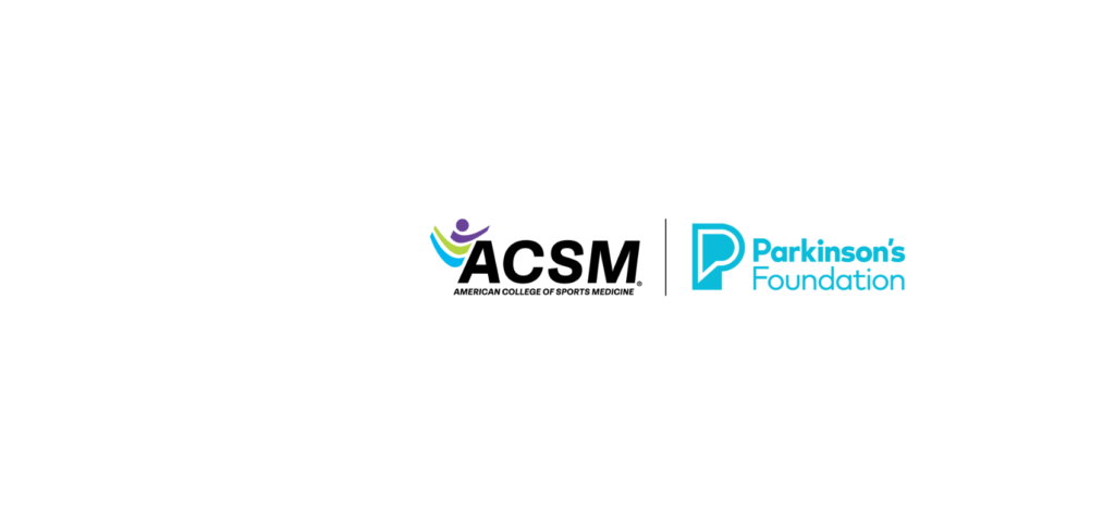 ACSM and Parkinson's Foundation logos side by side
